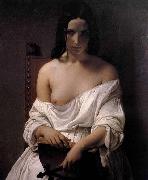 Francesco Hayez Meditation on the History of Italy oil painting artist